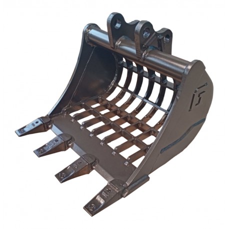 Benna grigliata escavatore 75-100 QL 900 mm