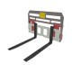 forche per minipala portata 2500 kg